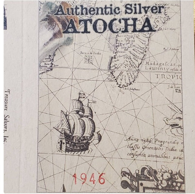 Atocha coin and chain museum quality shipwreck sunken treasure coin