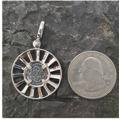 Atocha mirror pendant sunken shipwreck treasure coin