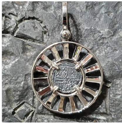 Atocha mirror pendant sunken shipwreck treasure coin