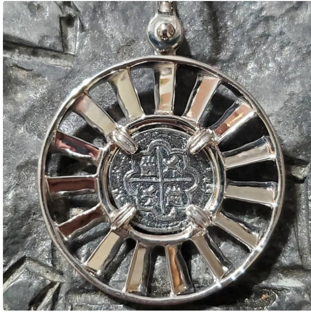 Atocha mirror pendant sunken shipwreck treasure coin