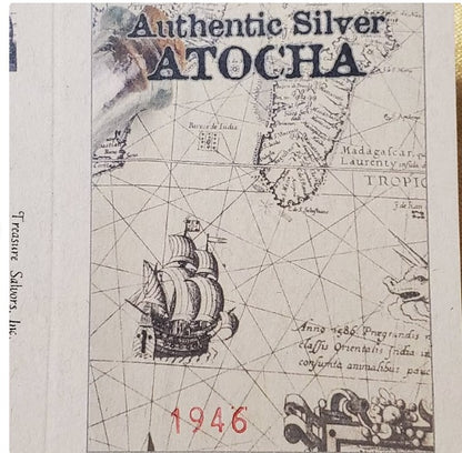 Atocha silver coin pendant 1622