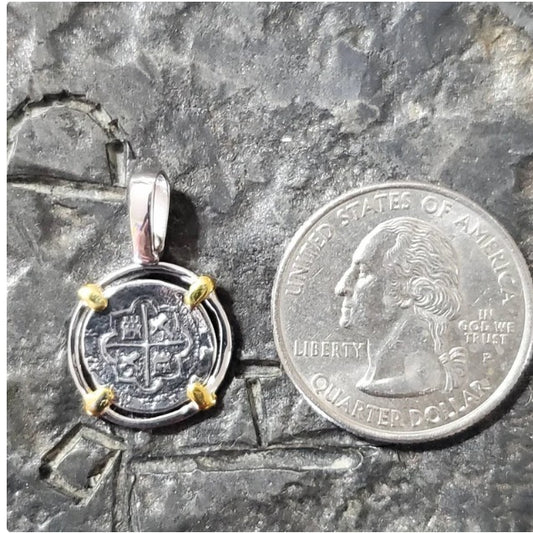 Mini Atocha shipwreck treasure coin