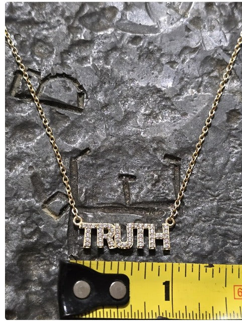 TRUTH necklace trump maga American patriot jewelry 47