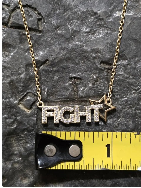 Fight fight fight necklace trump maga American patriot jewelry