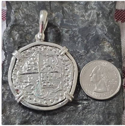 LARGE heavy atocha silver coin