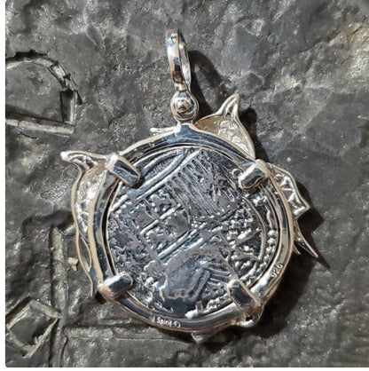 Atocha grand slam sunken shipwreck treasure coin museum quality pendant
