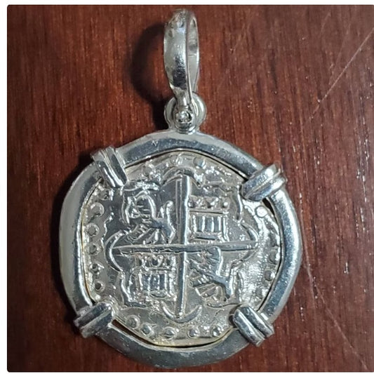 Atocha shipwreck coin pendant