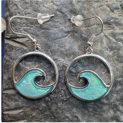 Wave earrings