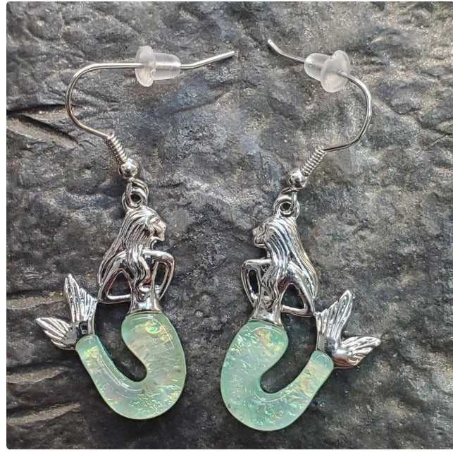 Mermaid earrings