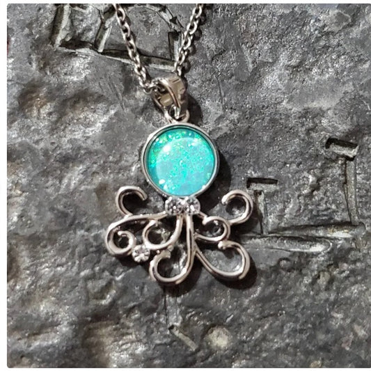 Octopus kraken necklace
