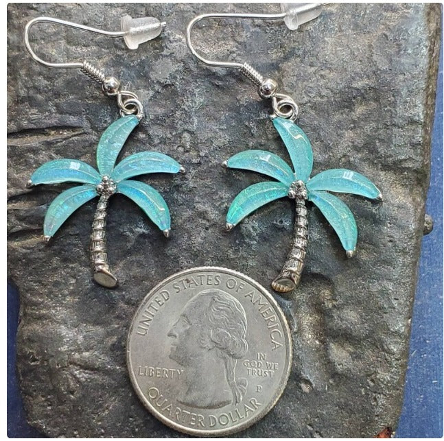 Palm tree earrings