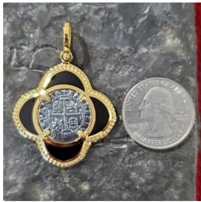 Atocha 14kt gold plated sunken shipwreck treasure coin