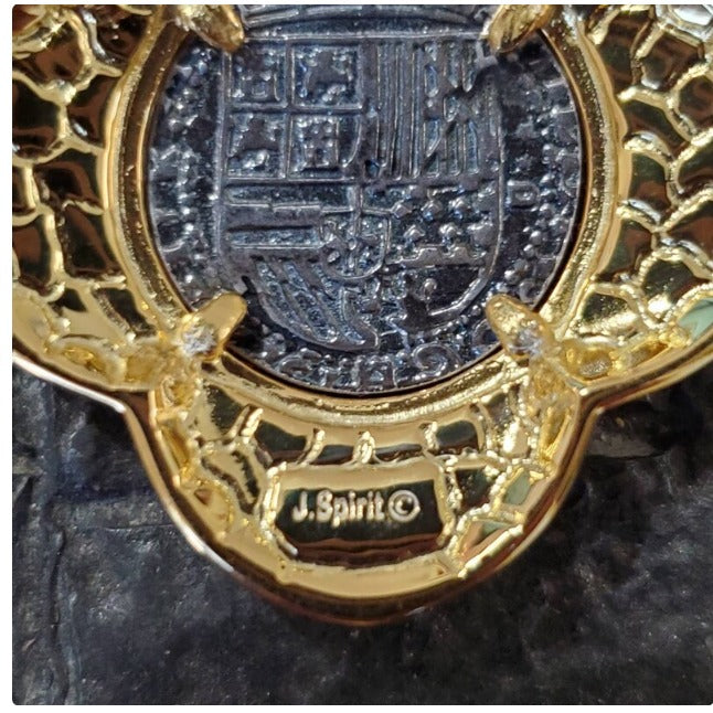Atocha 14kt gold plated sunken shipwreck treasure coin