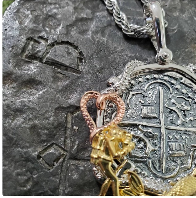 Atocha silver diver and mermaid love coin shipwreck treasure