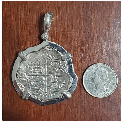 BIG large Atocha coin pendant