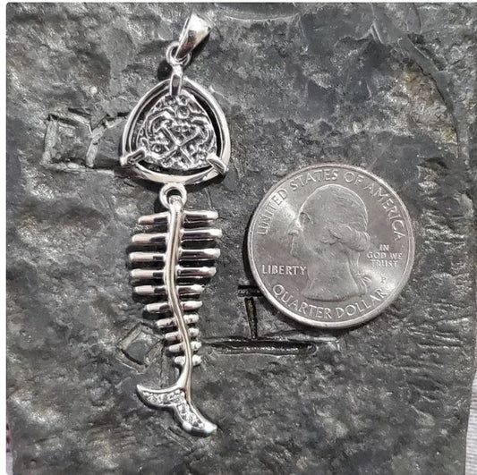 Atocha shipwreck treasure fishbone pendant