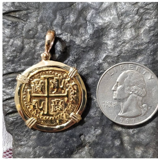 Atocha 14kt solid gold coin sunken shipwreck treasure